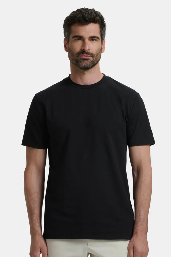 Solid Color Drop Shoulder Pure Cotton Tee