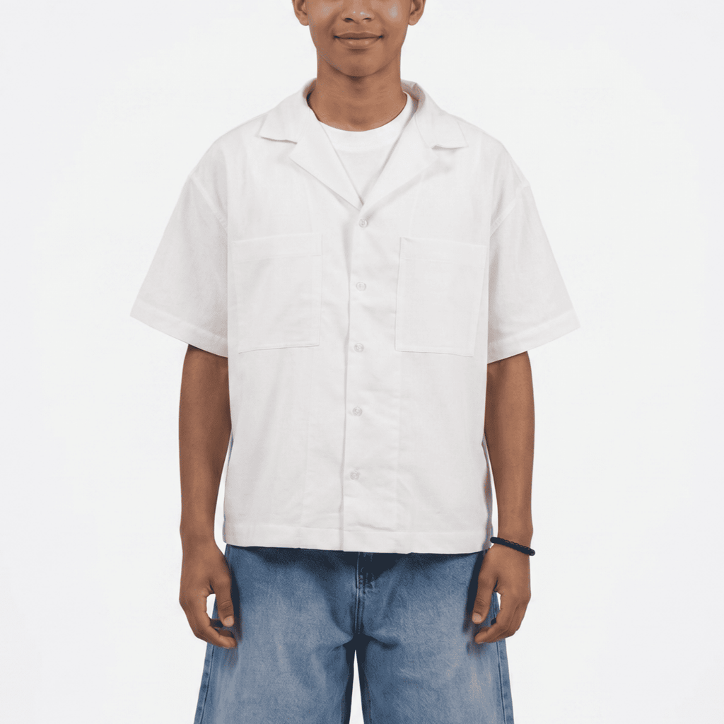 Men's Cotton And Linen Shirt