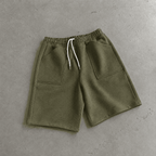 Men's Fashion Cotton Pocket Drawstring Sports Shorts