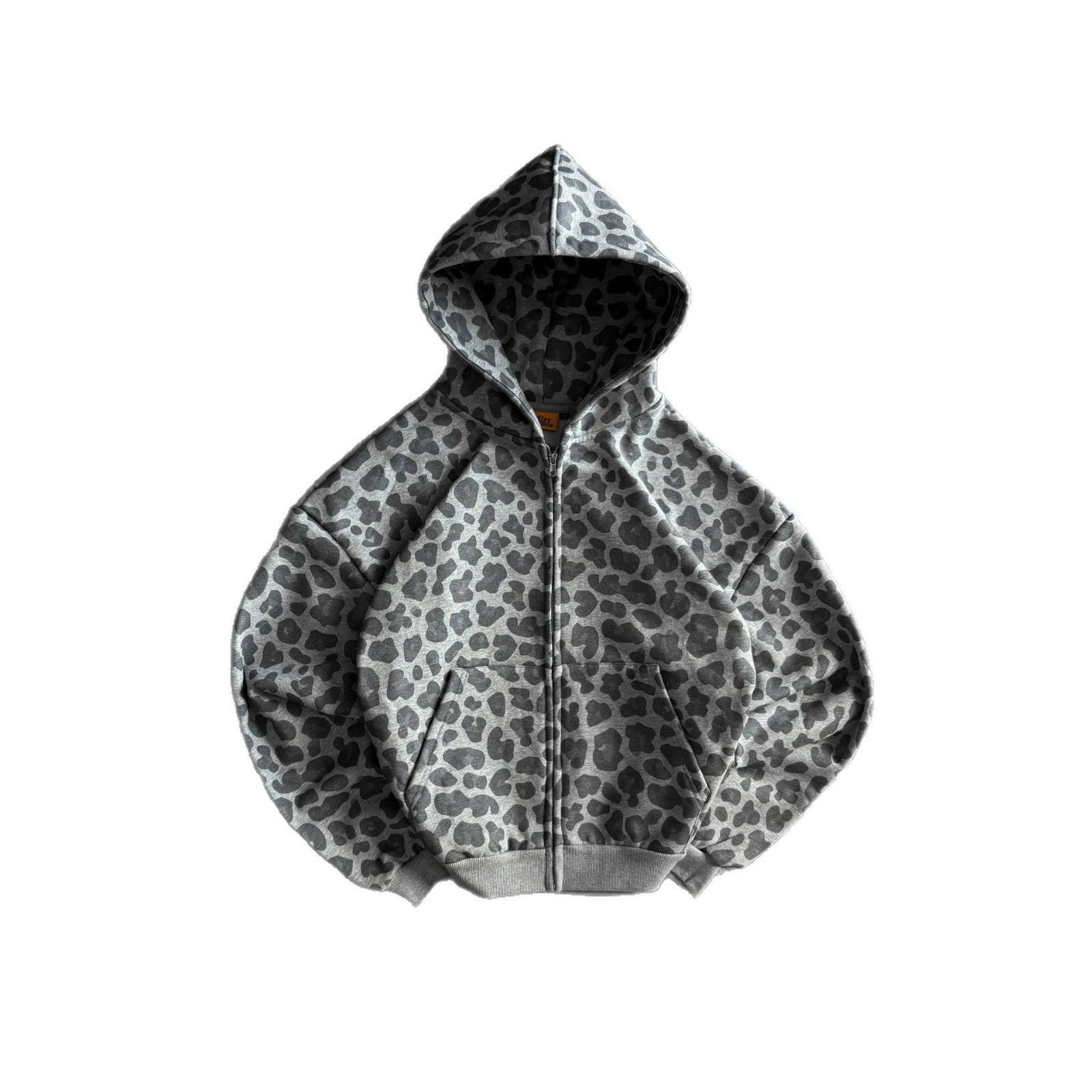 Hip-hop Leopard Print Loose-fitting Trendy And Unique Sweatshirt