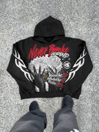 Never Broke God Glock Dollar Vintage Graphic Hoodie