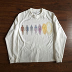 Soul Graffiti Print Cotton Long-sleeved T-shirt