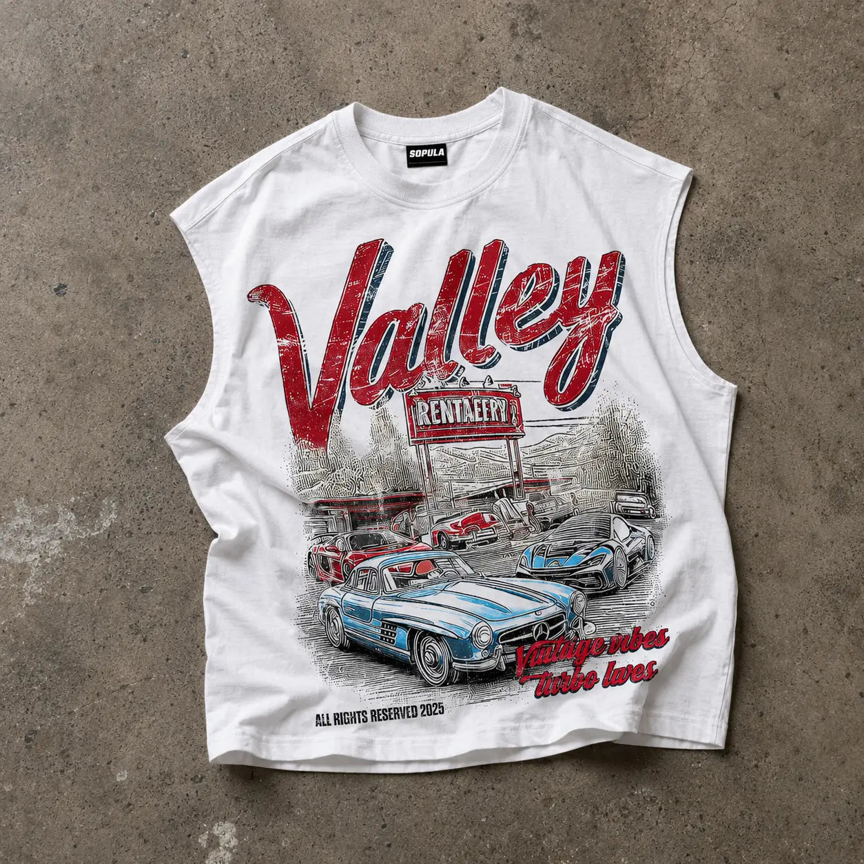 Vintage Vibes Turbo Lives Tank Top