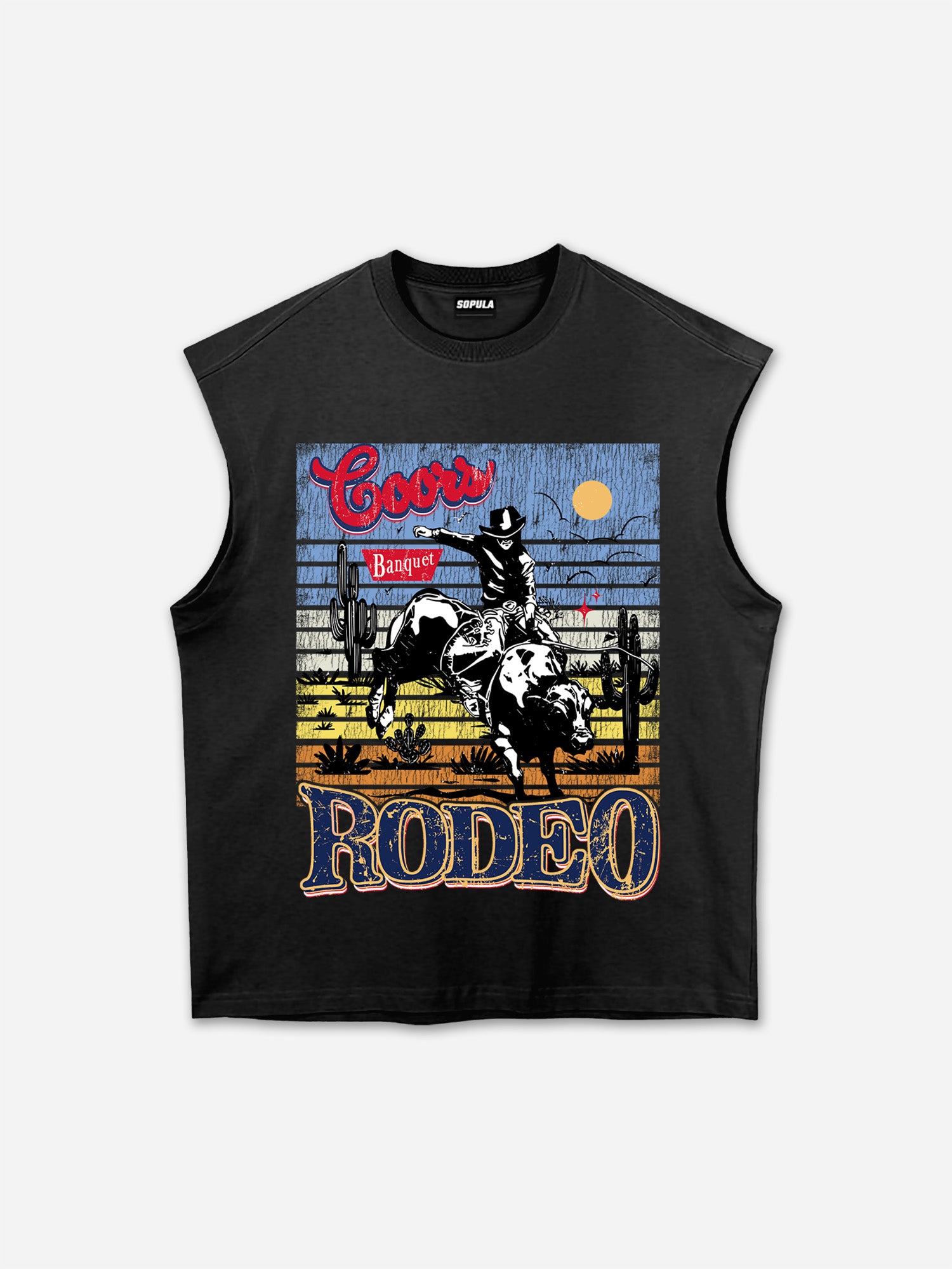 Coors Banquet Rodeo Classic Graphic Tank Top