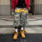 Men's Camouflage Workwear Hip-hop Jorts