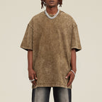 Sopula Studio Men's Basic Acid Washed Oversized T-Shirt