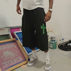 Saint Letter Cross 3/4 Sweatpants