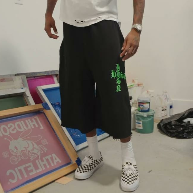 Saint Letter Cross 3/4 Sweatpants