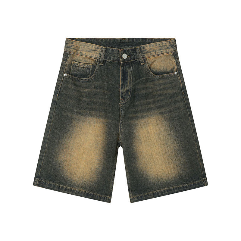 Vintage Distressed Denim Shorts