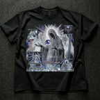 Retro Illusory Pattern Pure Cotton T-shirt