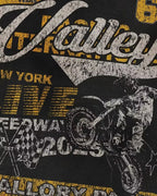 Men's Vintage Motorcycle Letter Print Vest