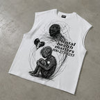 Mental Health Matters Abstract Self-care Graphic Tank Top