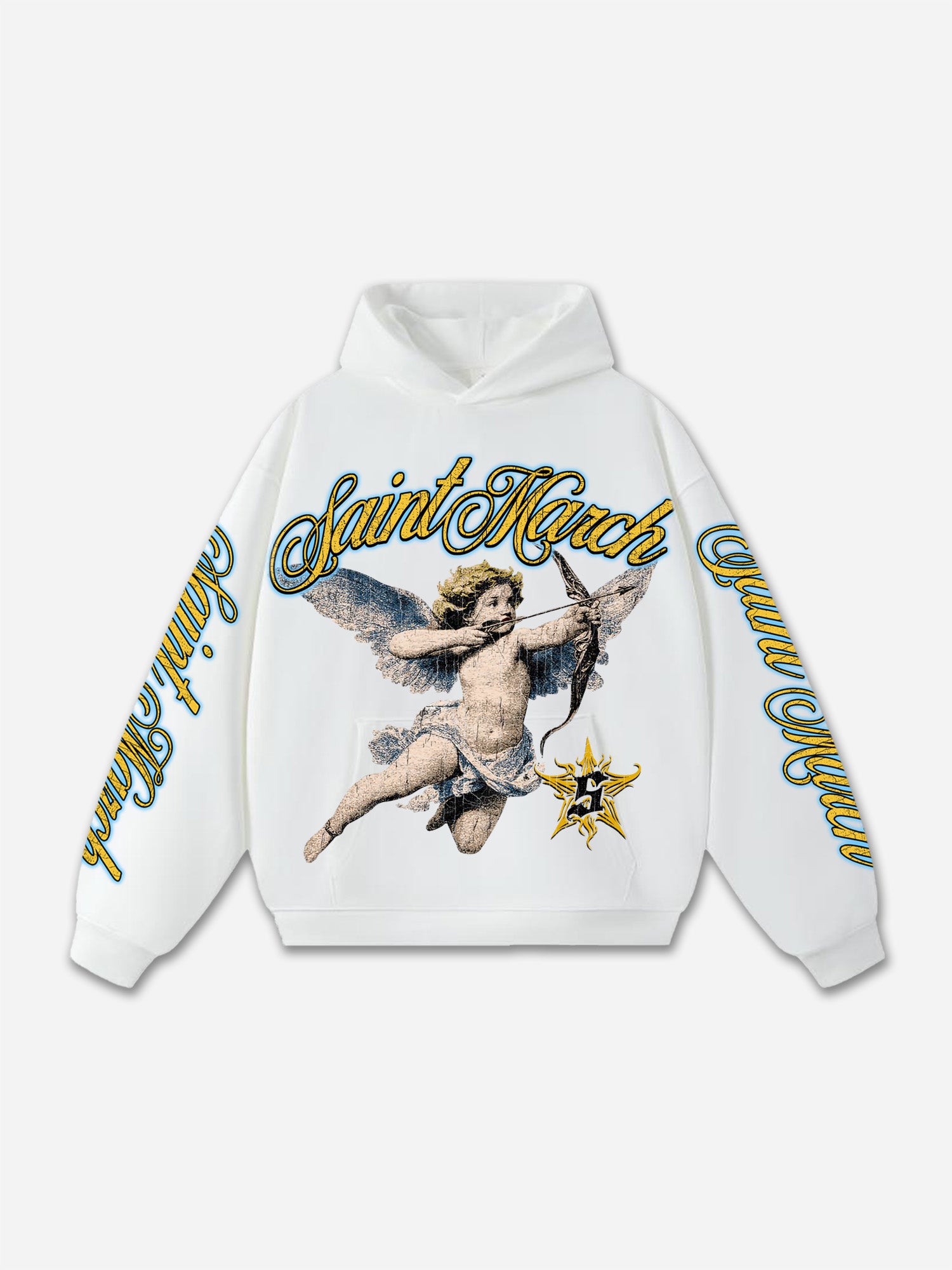 Saint March Angel Graphic Hoodie
