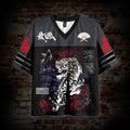 Japanese Tiger No. 07 Print  Mesh Jersey T-shirt
