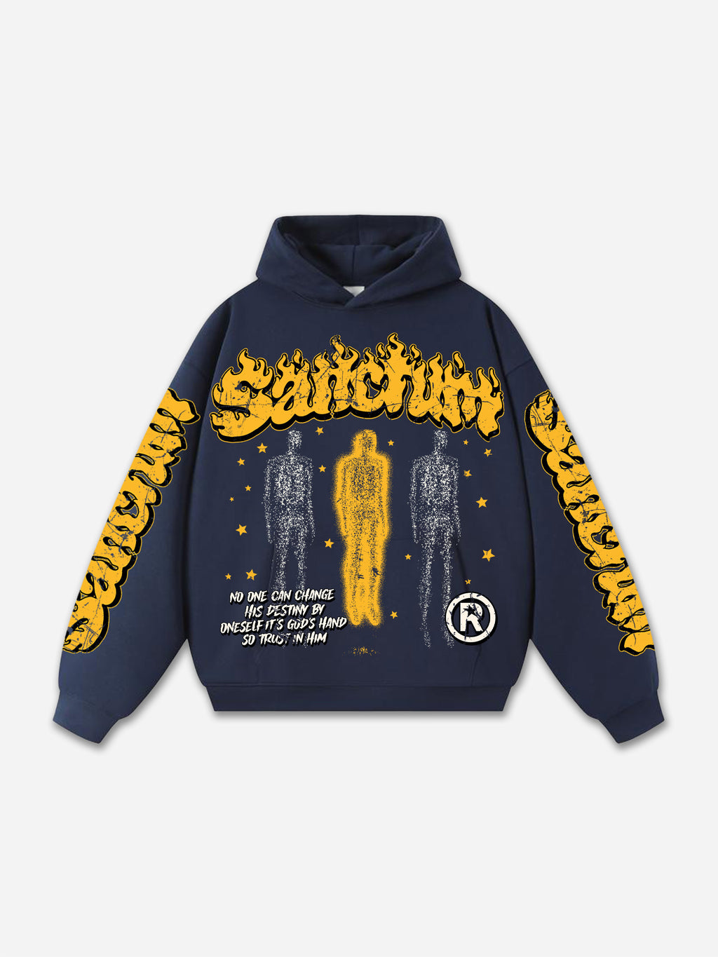 Sanctum God-centered Vintage Graphic Oversized Hoodie
