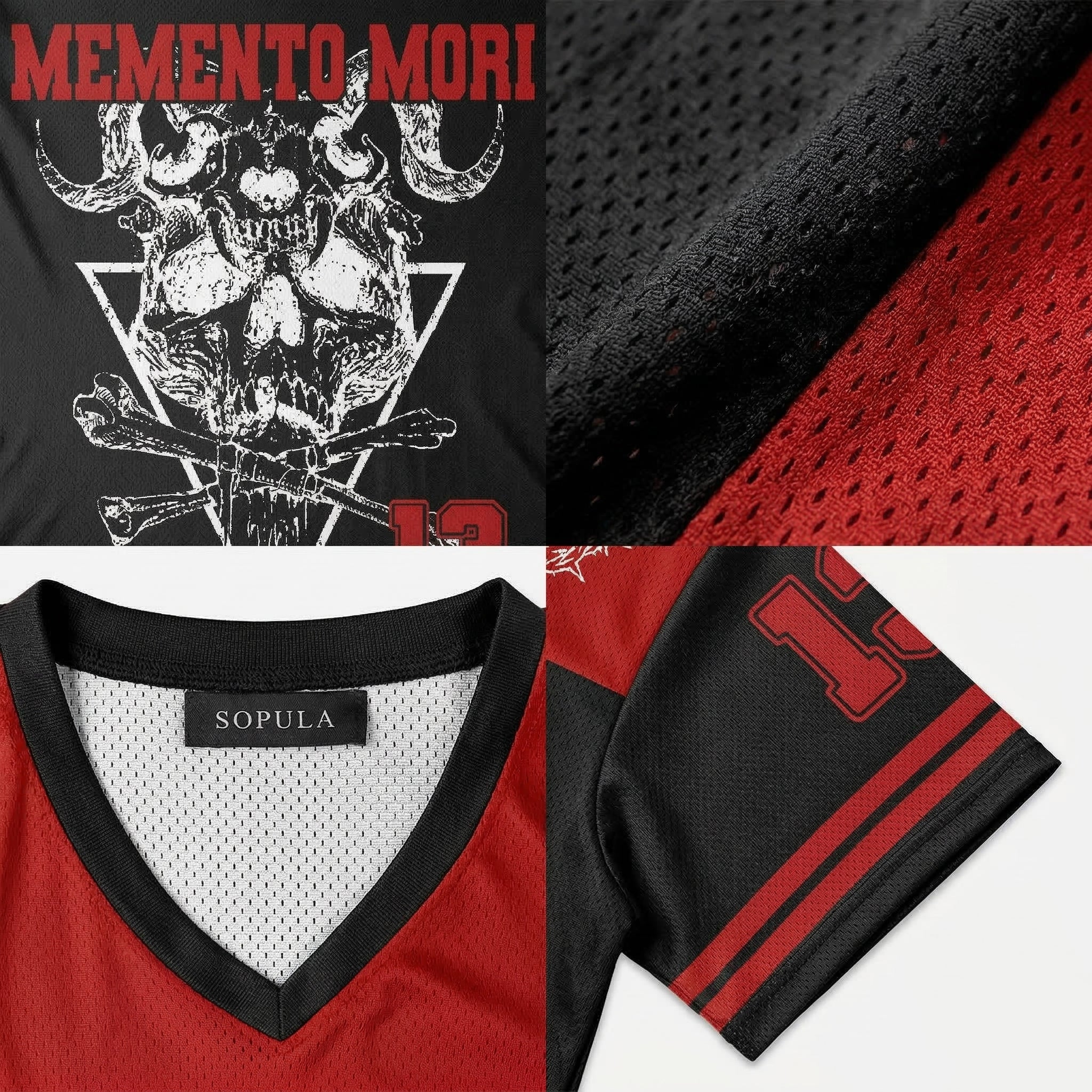 Memento Mori Horror Countdown Mesh Jersey