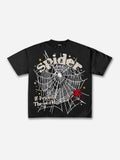 Spider Web If I Ruled The World Vintage Graphic Cotton T-shirt