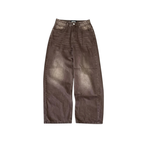 Relaxed Matcha Denim Jeans