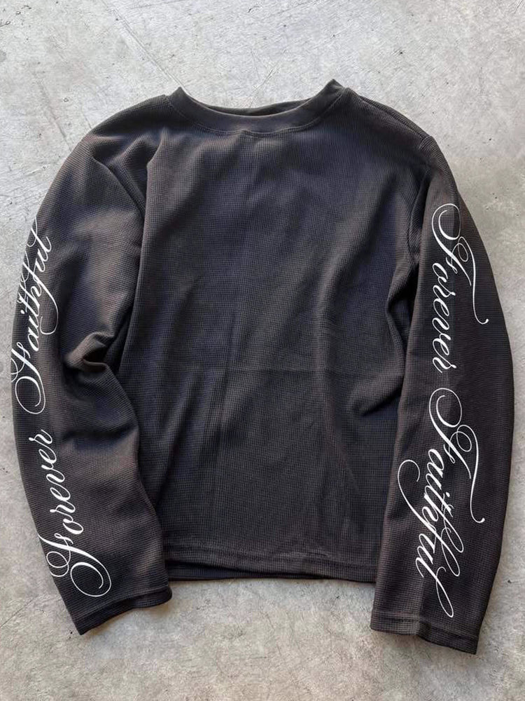 Gothic Alphabet Patterns Long Sleeve T-shirt