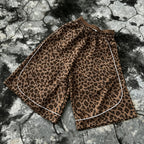 Dragon Pattern Patchwork Drawstring 3/4 Basketball Shorts