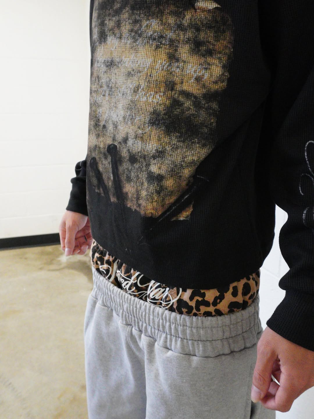 “forged In Faith” Retro  Y2k  Waffle Long-sleeved Tee