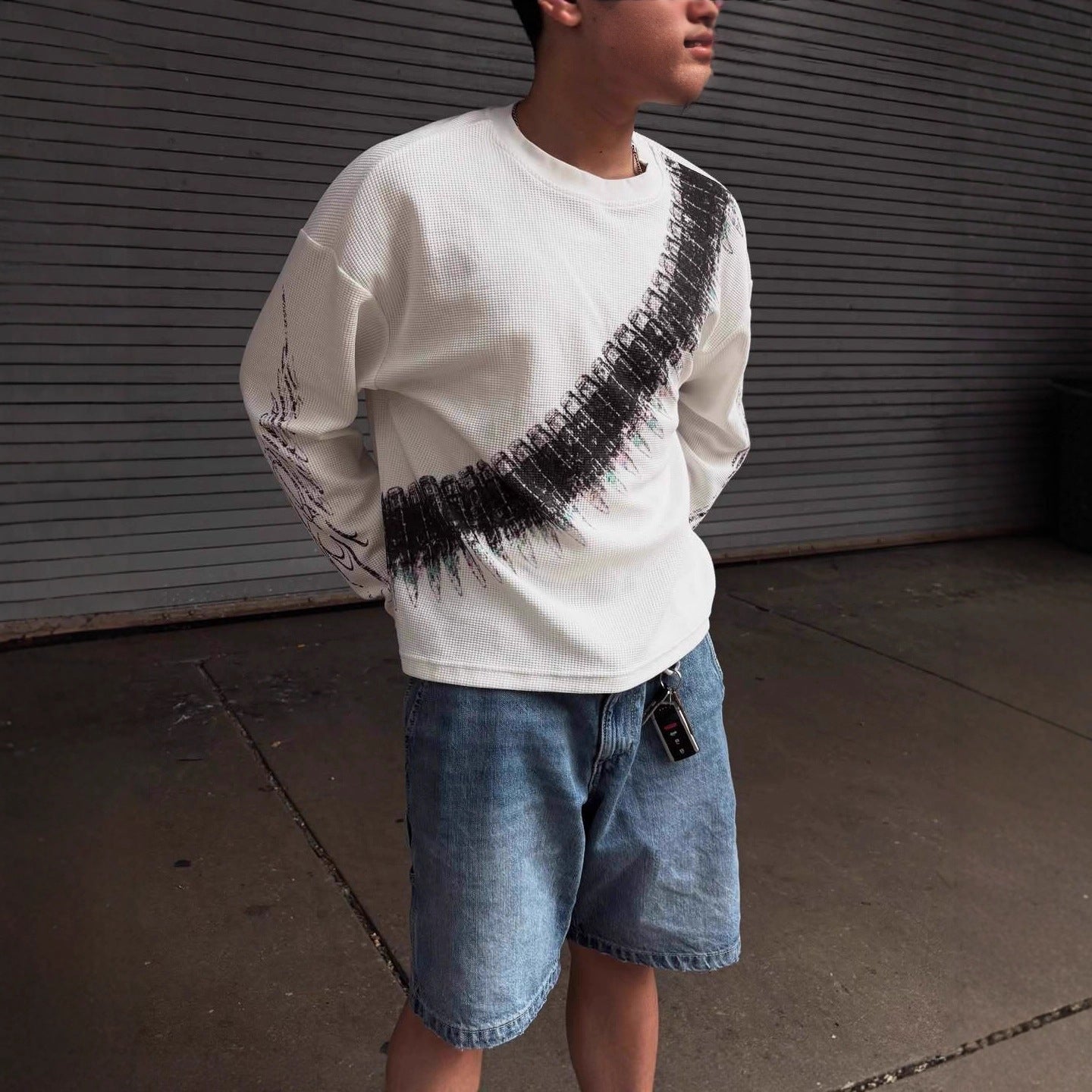 Bullet Thermal Imaging Waffle Long-sleeved Tee
