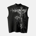 Y2k Scripture Cross Vintage Graphic Tank Top