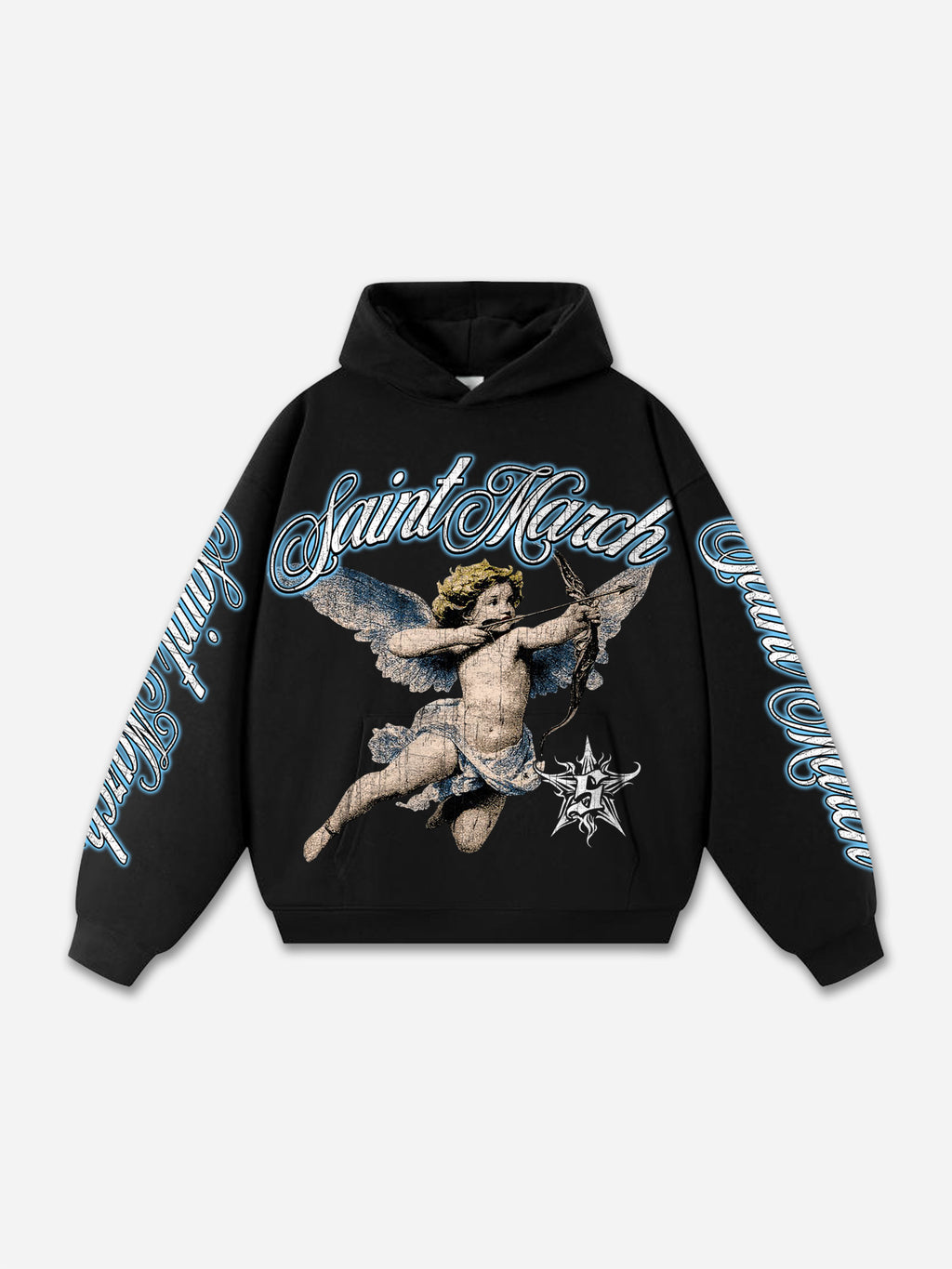 Saint March Angel Graphic Hoodie