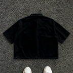Men's Star Print Loose Short-sleeve Shirt