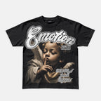 Mute Angel Emotion Graphic T-shirt