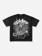 Spider Web If I Ruled The World Vintage Graphic Cotton T-shirt