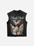 Guardian Angel Vintage Graphic Tank Top
