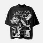 Saint Child Of God Bible Prayer Graphic Cotton T-shirt