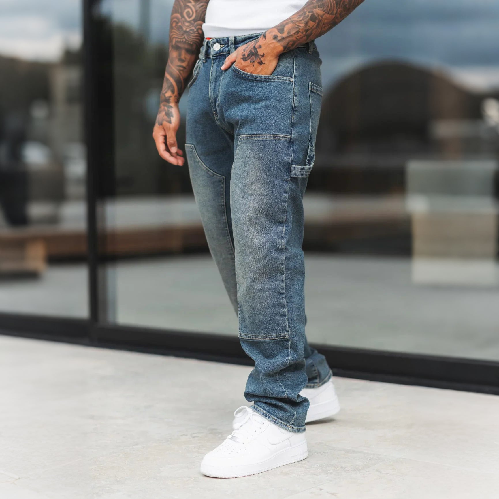 Men's Workwear Cargo Jeans