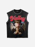 Valley Prayer Angel Vintage Graphic Tank Top