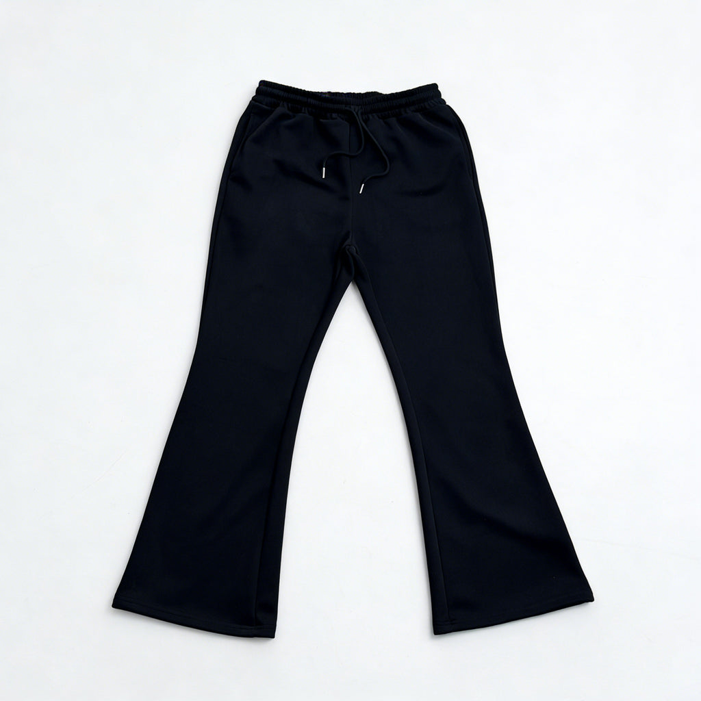 Men's Essentials Everyday Black Flared Sweatpants