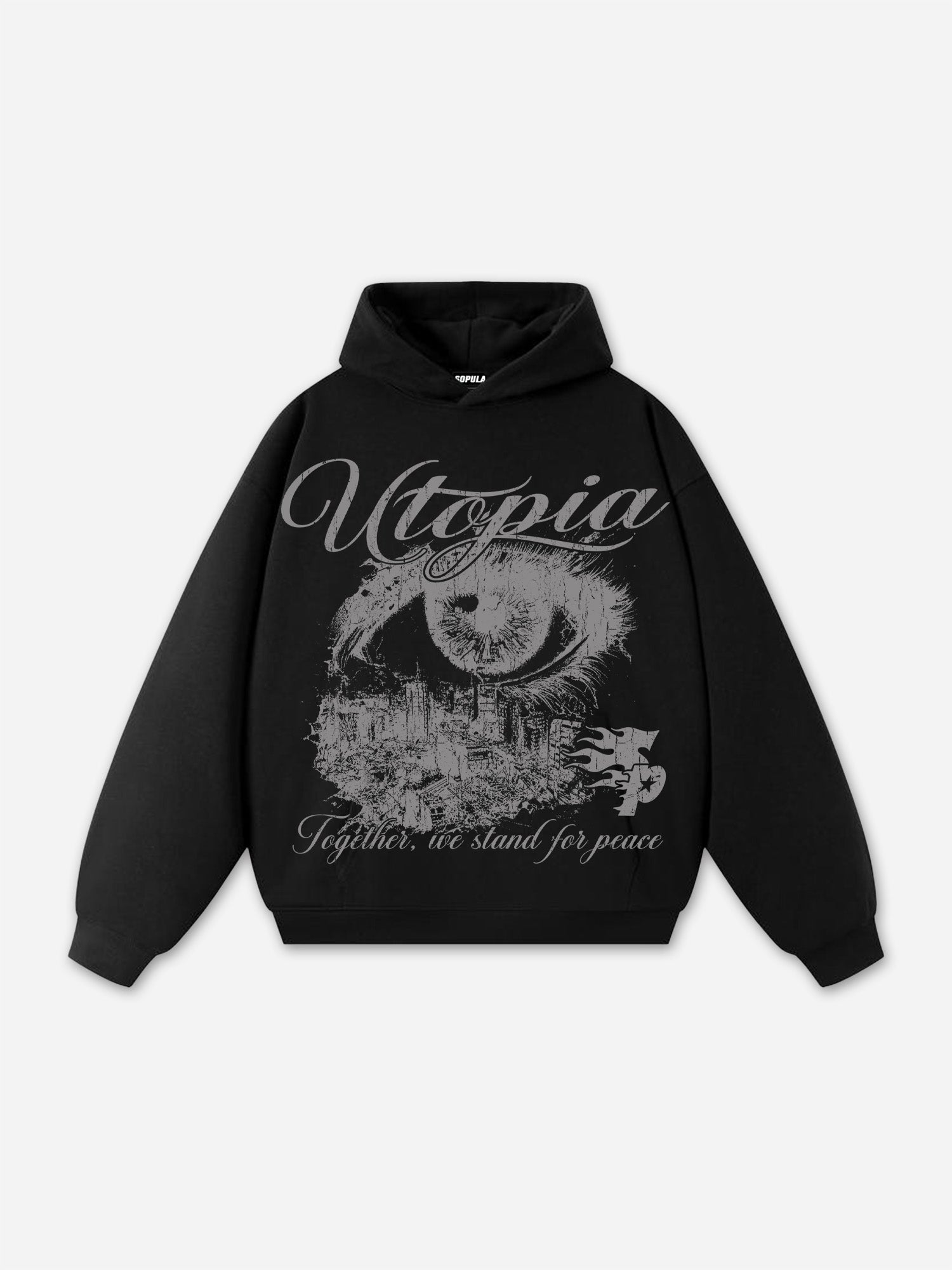 Utopia Vintage Graphic Hoodie