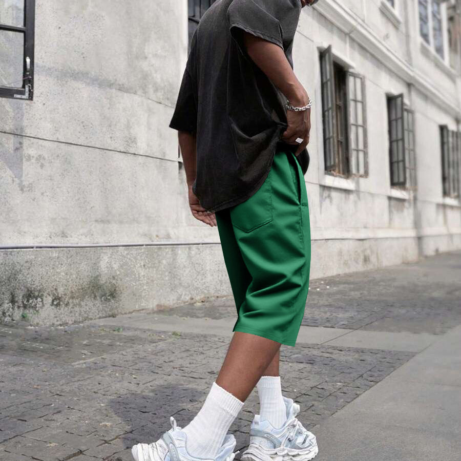 Men's Drawstring Sweatpants  3/4 Shorts