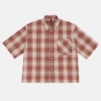 Forgiven Psalm 32：1 Slogan Graphic Plaid Jacket Shirt