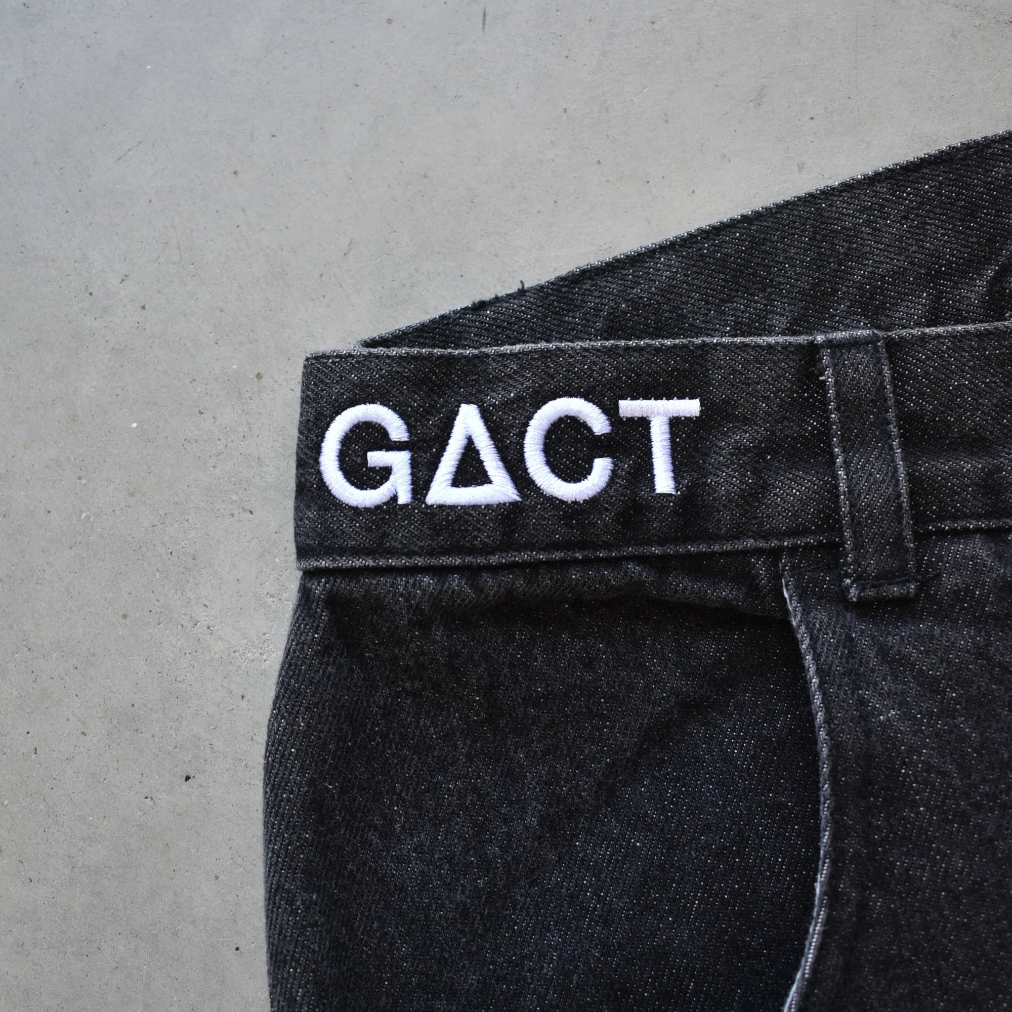Men's Fashion Cd Embroidered Drawstring  Disc Jeans