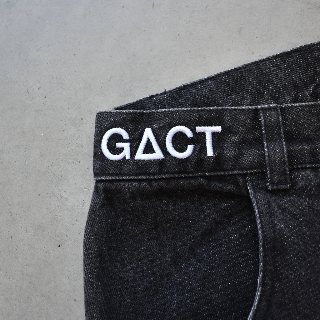 Men's Fashion Cd Embroidered Drawstring  Disc Jeans