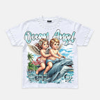 European And American Style Ocean Angel Graphic T-shirt