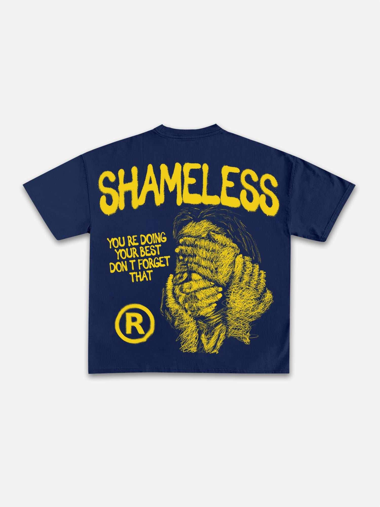 Shameless Mental Health Abstract Figures Graphic Cotton T-shirt