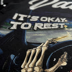 Valley Nighttime Drive Rhinestone Craft T-shirt And Shorts Sets