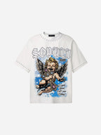 Sopula Angel Of The Cross Graphic Cotton T-shirt