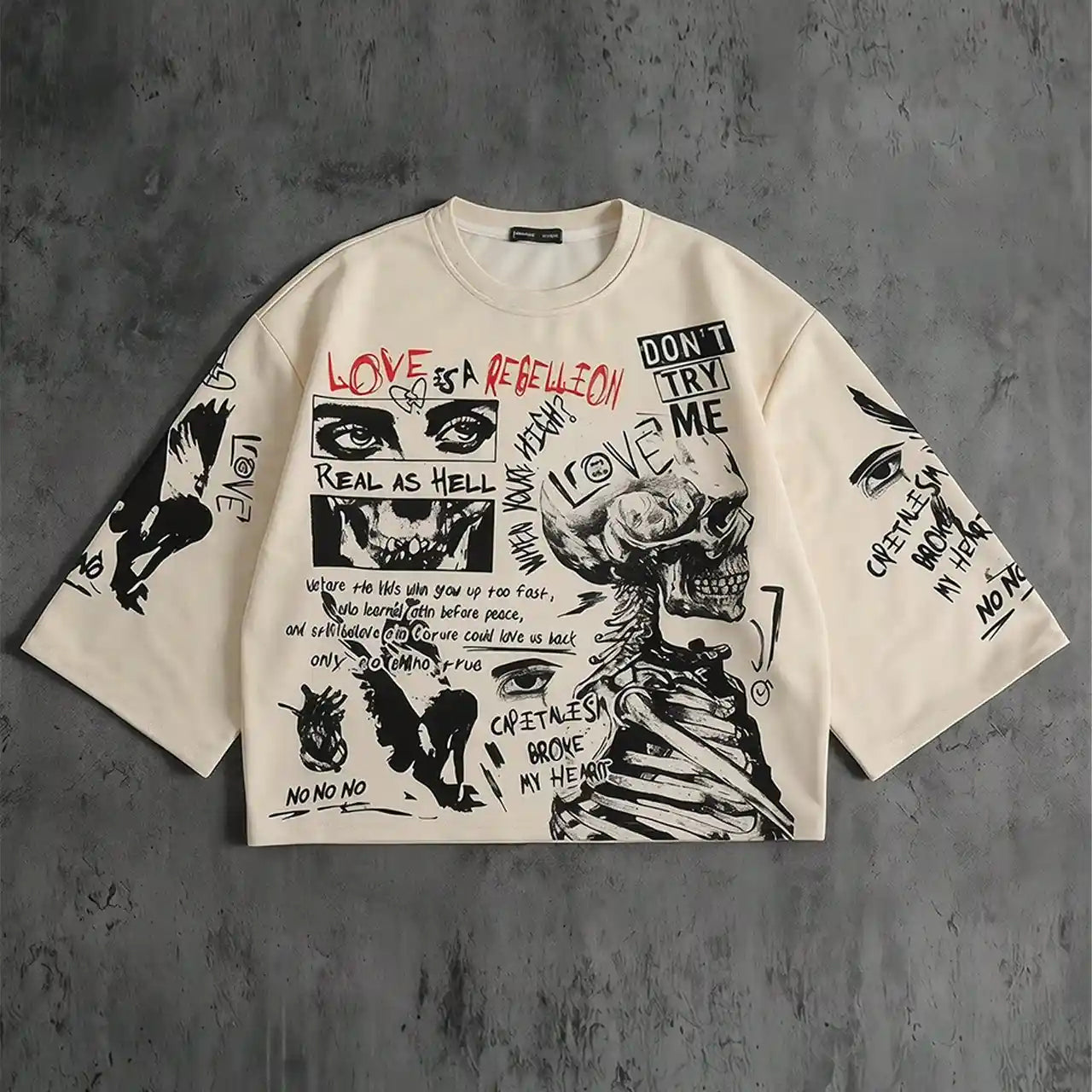 Retro-style Eye Graffiti T-shirt