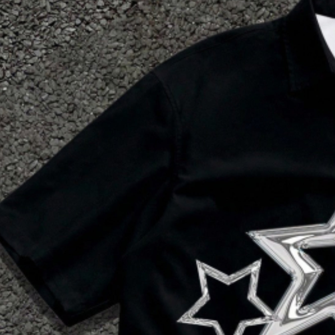 Men's Star Print Loose Short-sleeve Shirt