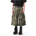 Men's Retro Workwear Pocket Camouflage Cargo Shorts