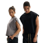 Unisex Basic Terry Cloth Short Tank Top