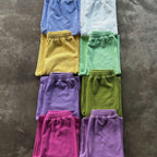 Waffle Elastic Waist Athletic Shorts